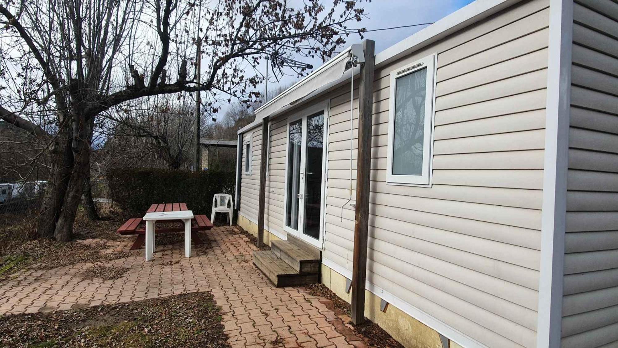 Camping L'Enclave Mobil-Home Estavar 外观 照片