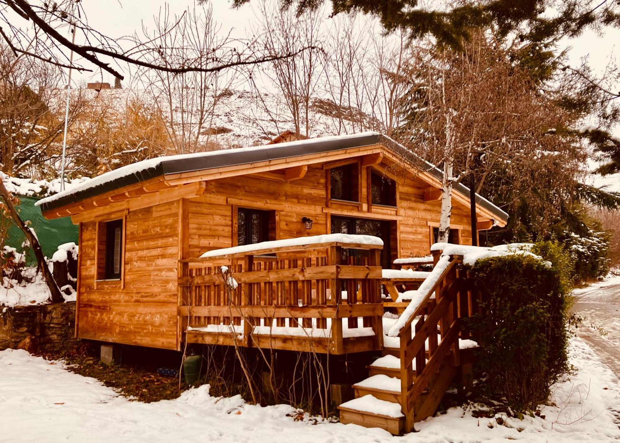 Camping L'Enclave Mobil-Home Estavar 外观 照片